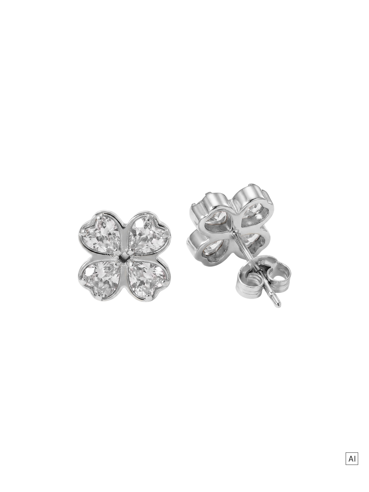 purelei-cuore-ohrringe-kleeblatt-herz-stecker image 4