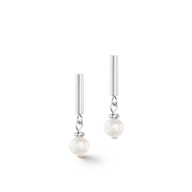 coeur-de-lion-ohrringe-classy-s-wasserperle-silber image 1