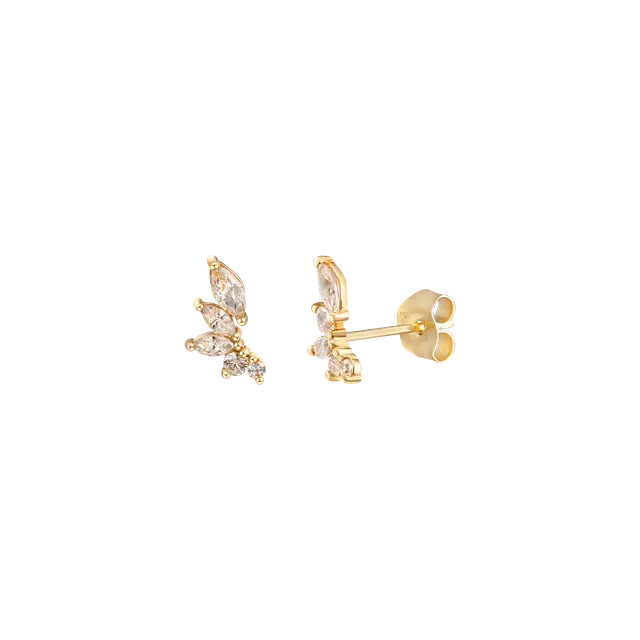 xenox-fine-ohrringe-585-gelbgold-mit-zirkonia-2 image 1