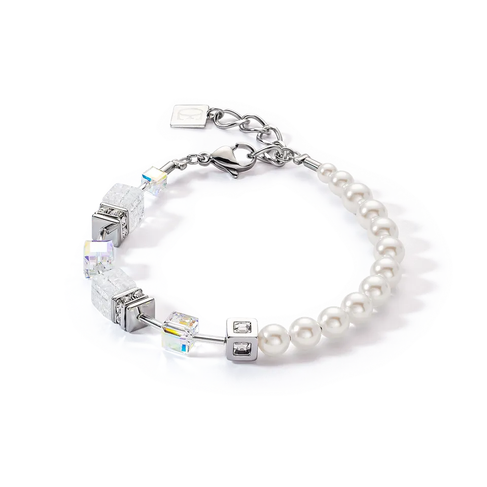 coeur-de-lion-geocube-precious-fusion-pearls-armband-wei image 1