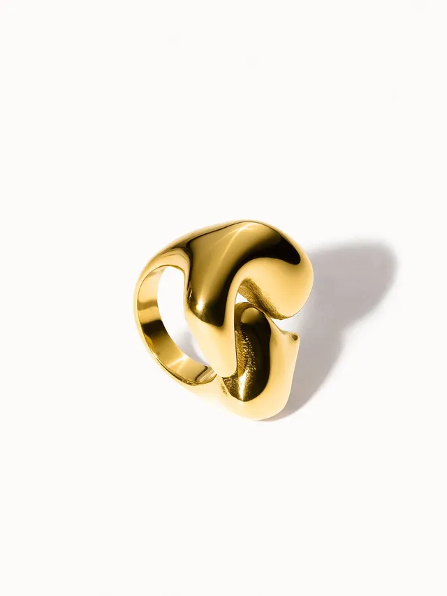 purelei-x-leger-fluid-forms-ring-organischer-statement-ring-aus-edelstahl image 1