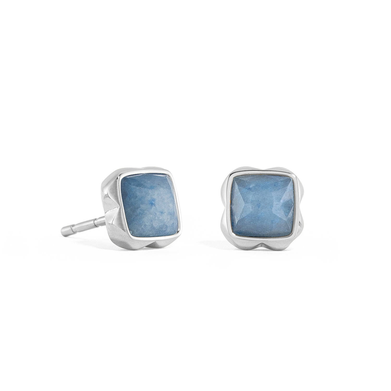 coeur-de-lion-birthstone-m-rz-ohrstecker-blauer-aventurin-silber-0-8-cm image 1