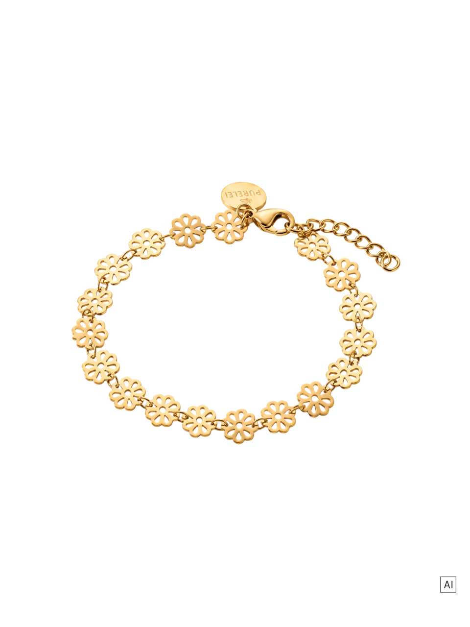purelei-blossom-armband-bl-ten-armband-16-3-cm-edelstahl image 1