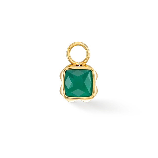 coeur-de-lion-birthstone-mai-charm-gr-ner-achat-gold image 1
