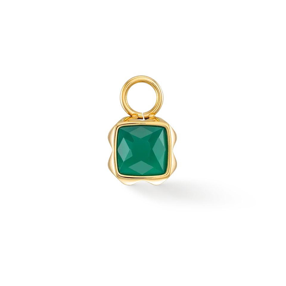 coeur-de-lion-birthstone-mai-charm-gr-ner-achat-gold image 1