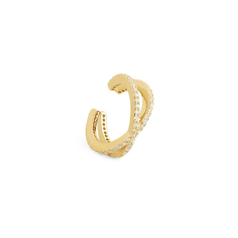xenox-ear-cuff-925-sterlingsilber-rhodiniert-mit-zirkonia-xs4214 image 2
