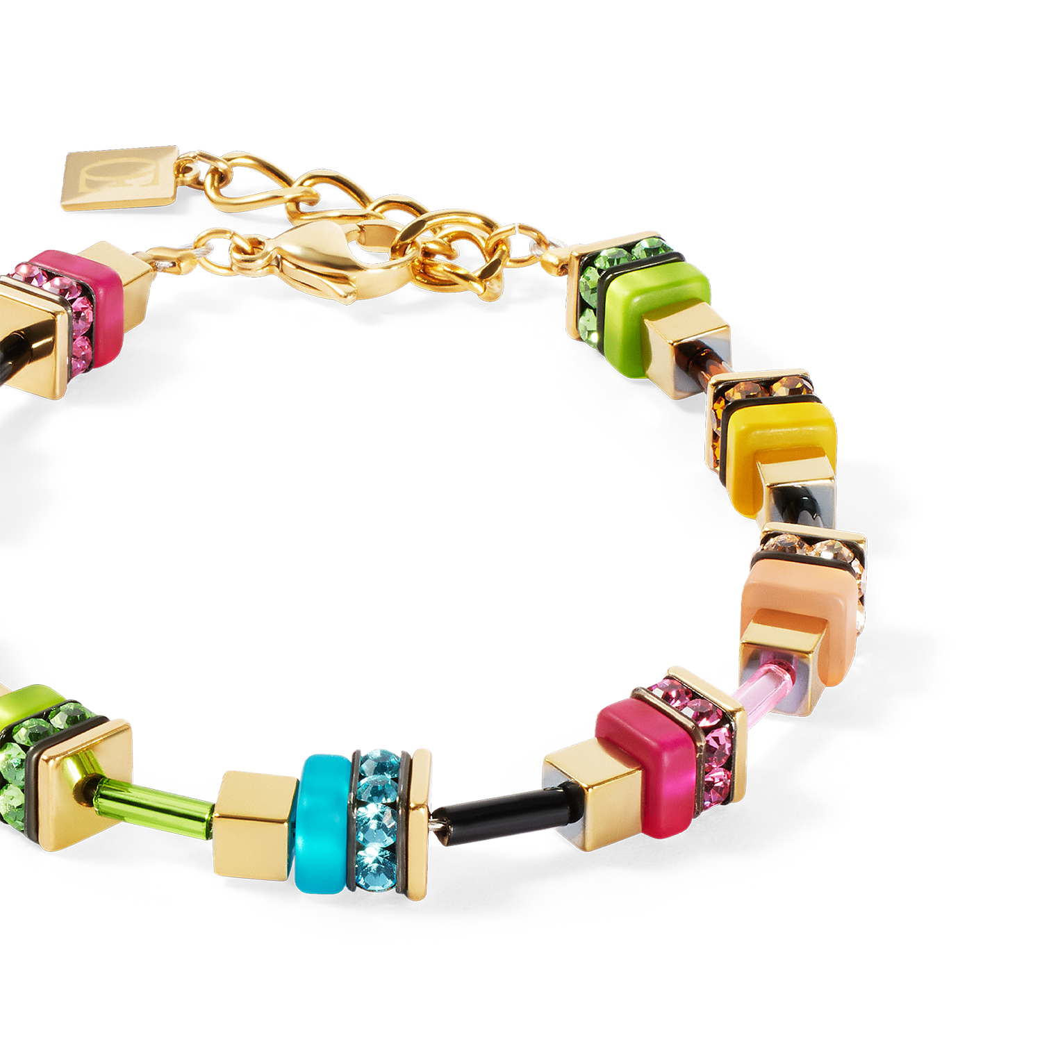 coeur-de-lion-armband-boho-sunset-cube-rainbow image 2