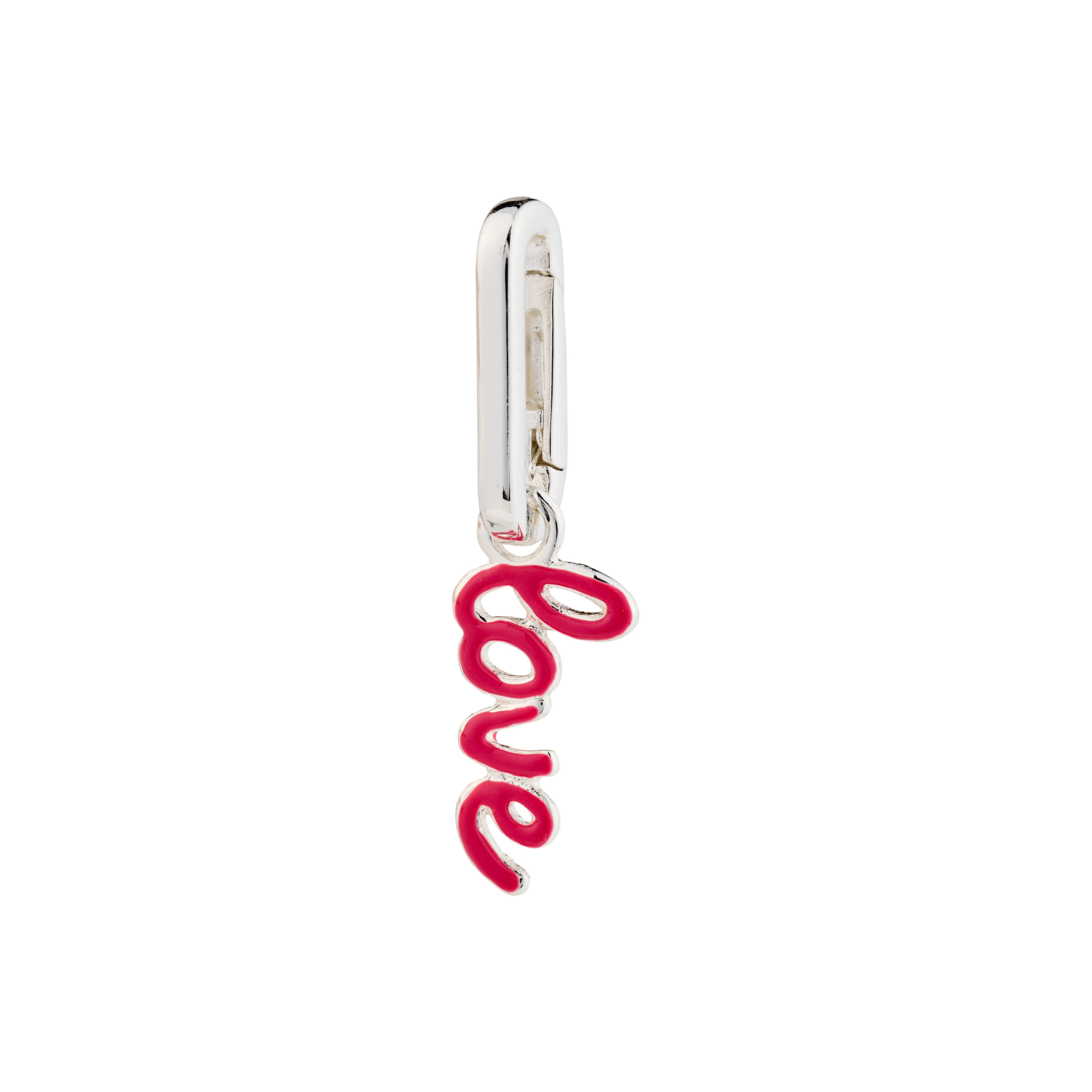 pilgrim-charm-love-anh-nger-versilbert-mit-pinkem-email image 1