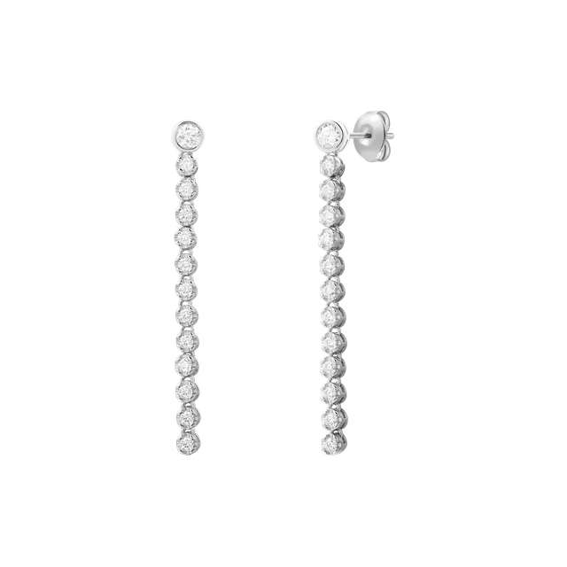 xenox-venice-ohrringe-925-sterlingsilber-rhodiniert-mit-zirkonia-reihe-xs91964 image 1