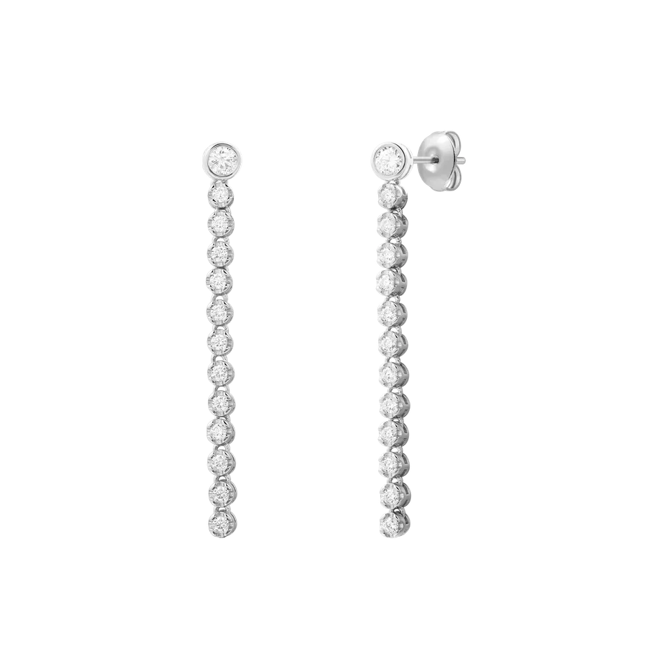 xenox-venice-ohrringe-925-sterlingsilber-rhodiniert-mit-zirkonia-reihe-xs91964 image 1