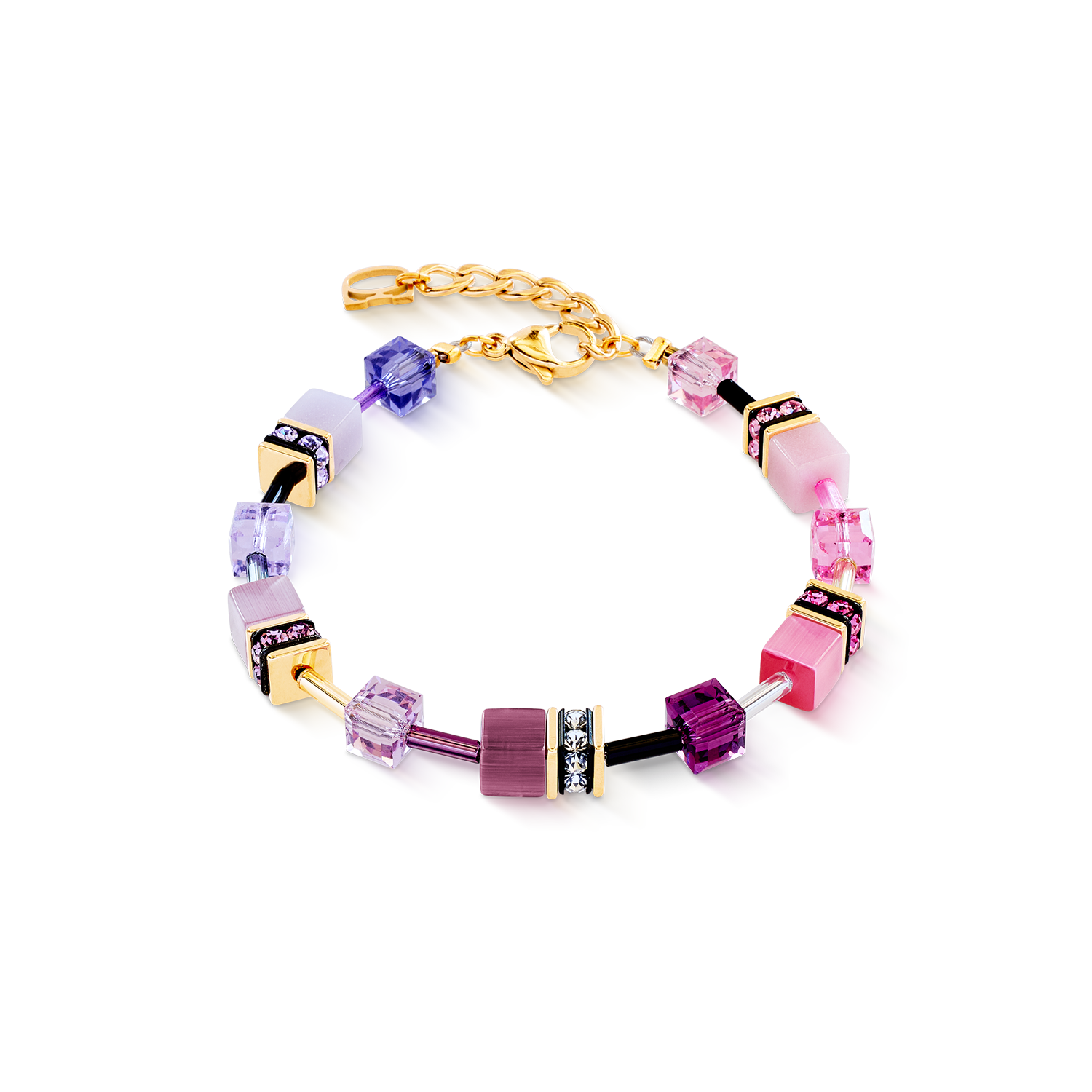 coeur-de-lion-geocube-iconic-armband-rosa-flieder image 1