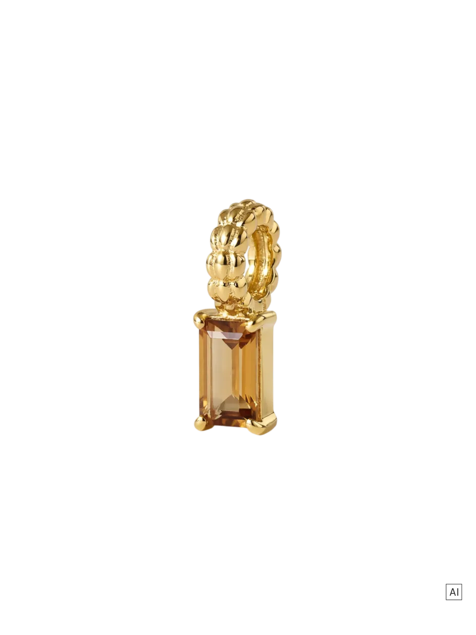 purelei-lei-geburtsstein-charm-november-citrin-baguette-charm-f-r-lei-armreif image 1