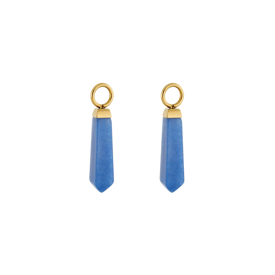 coeur-de-lion-ear-me-up-charm-obelisk-gold-blau-sodalith image 1