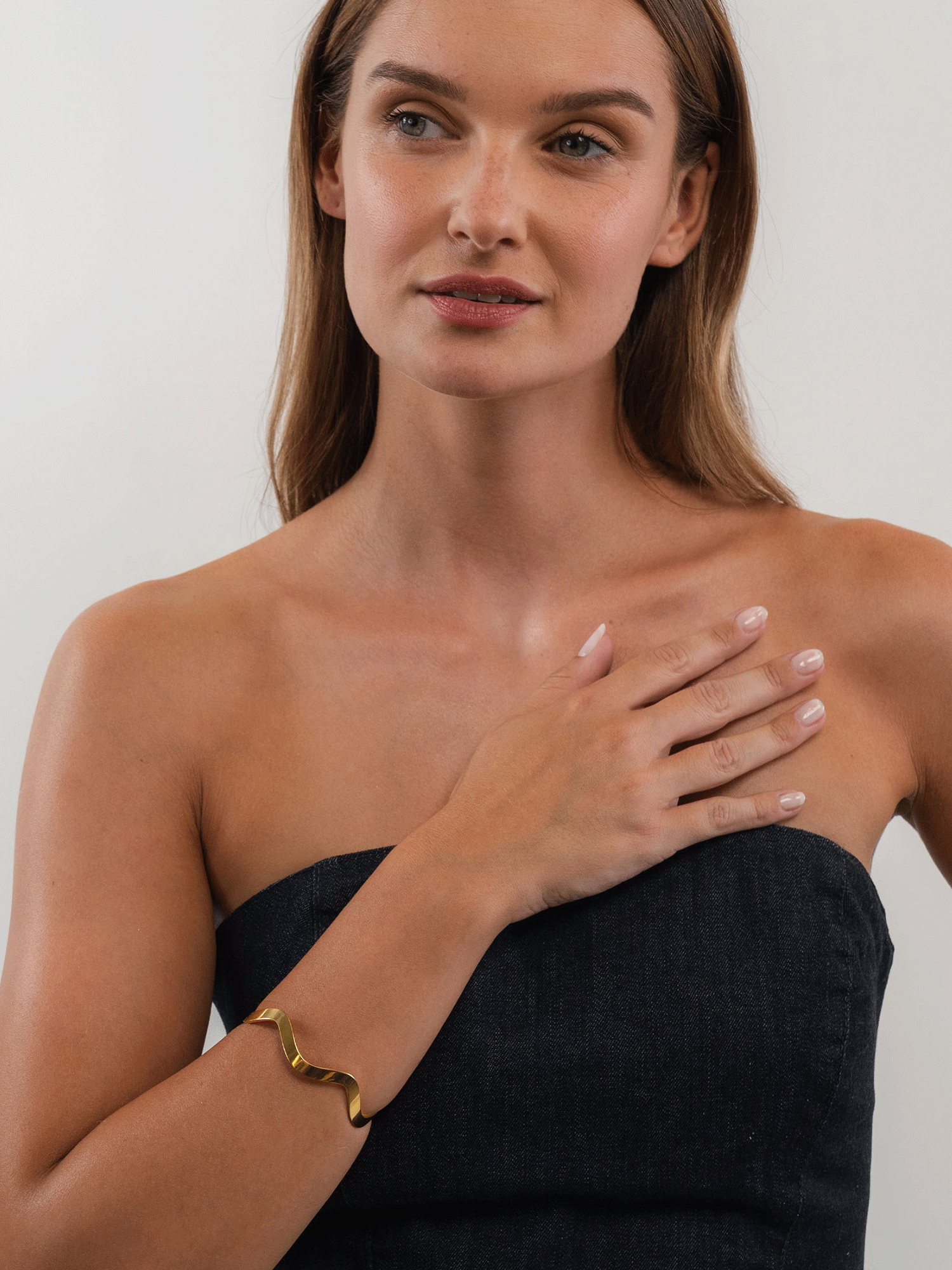 purelei-wave-elegance-armcuff-edelstahl-armreif image 3
