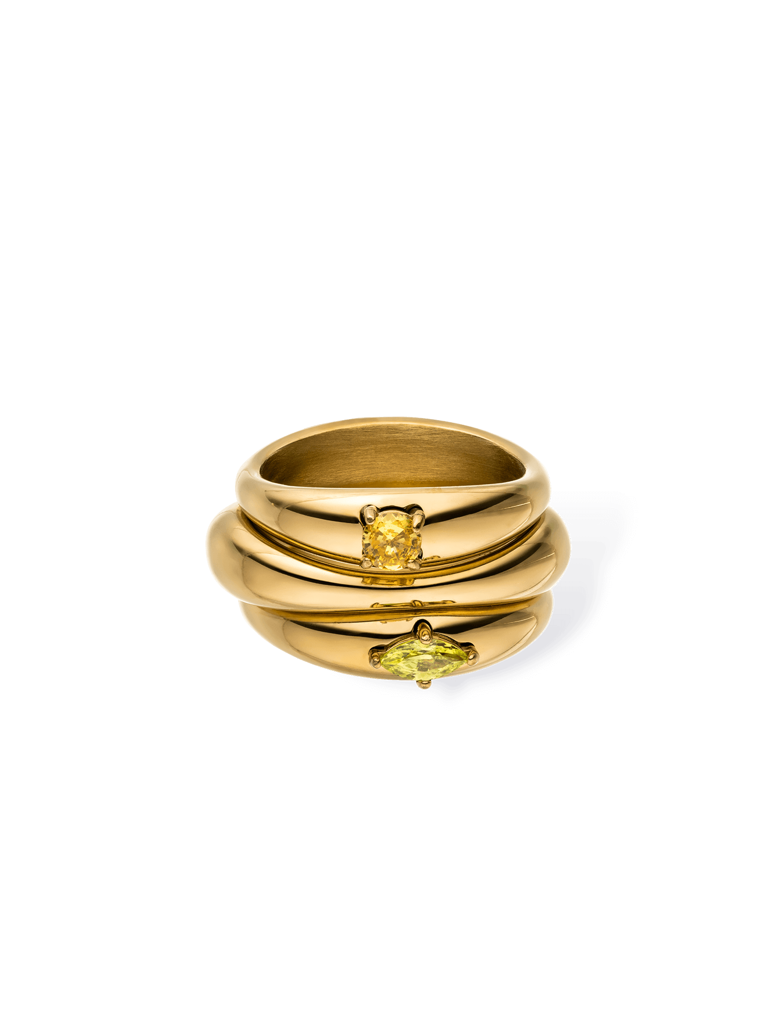 purelei-soft-curve-ring-set-3er-stapel-ring-set-mit-farbsteinen image 4