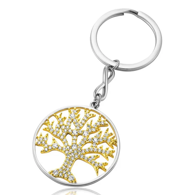 julie-julsen-lebensbaum-schl-sselanh-nger-stahl-vergoldet-mit-97-zirkonia image 1