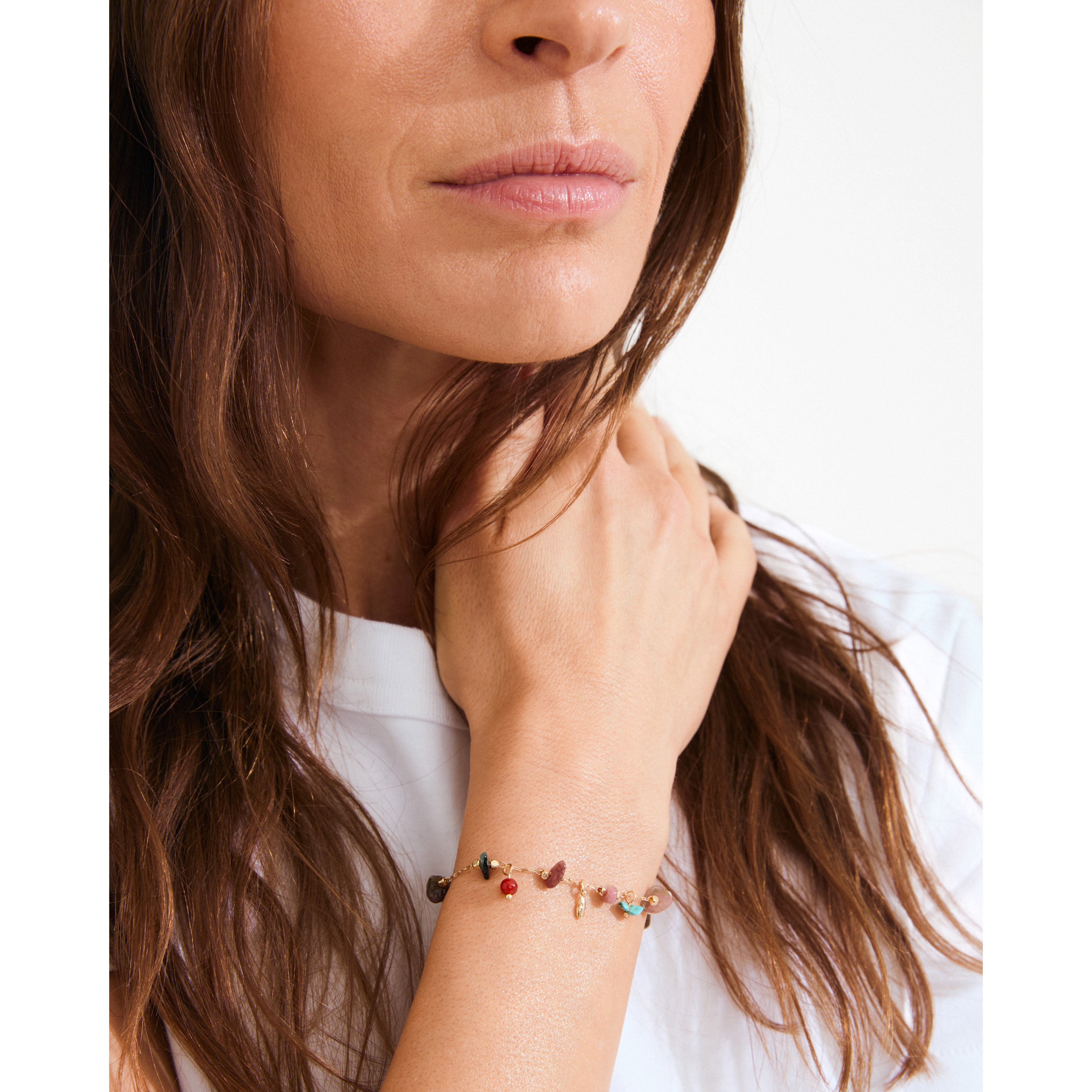 pilgrim-here-armband-vergoldet-multi-echte-edelsteine-bunt image 3