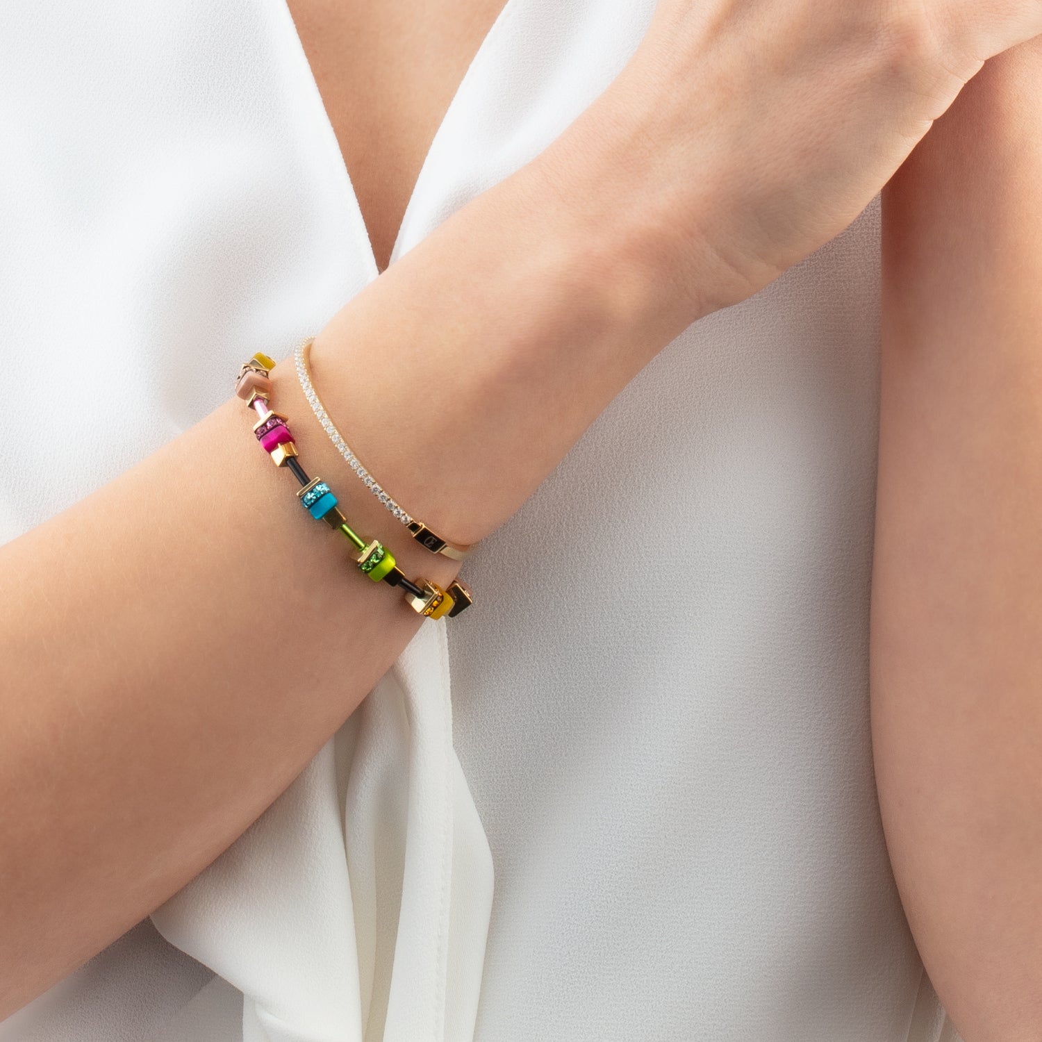 coeur-de-lion-armband-boho-sunset-cube-rainbow image 4