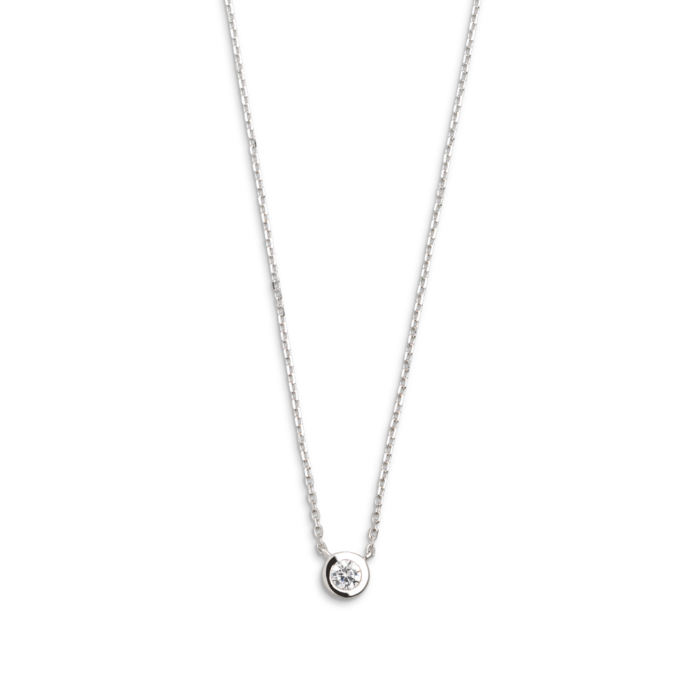 xenox-zarge-halskette-925-sterlingsilber-rhodiniert-mit-zirkonia-3 image 1