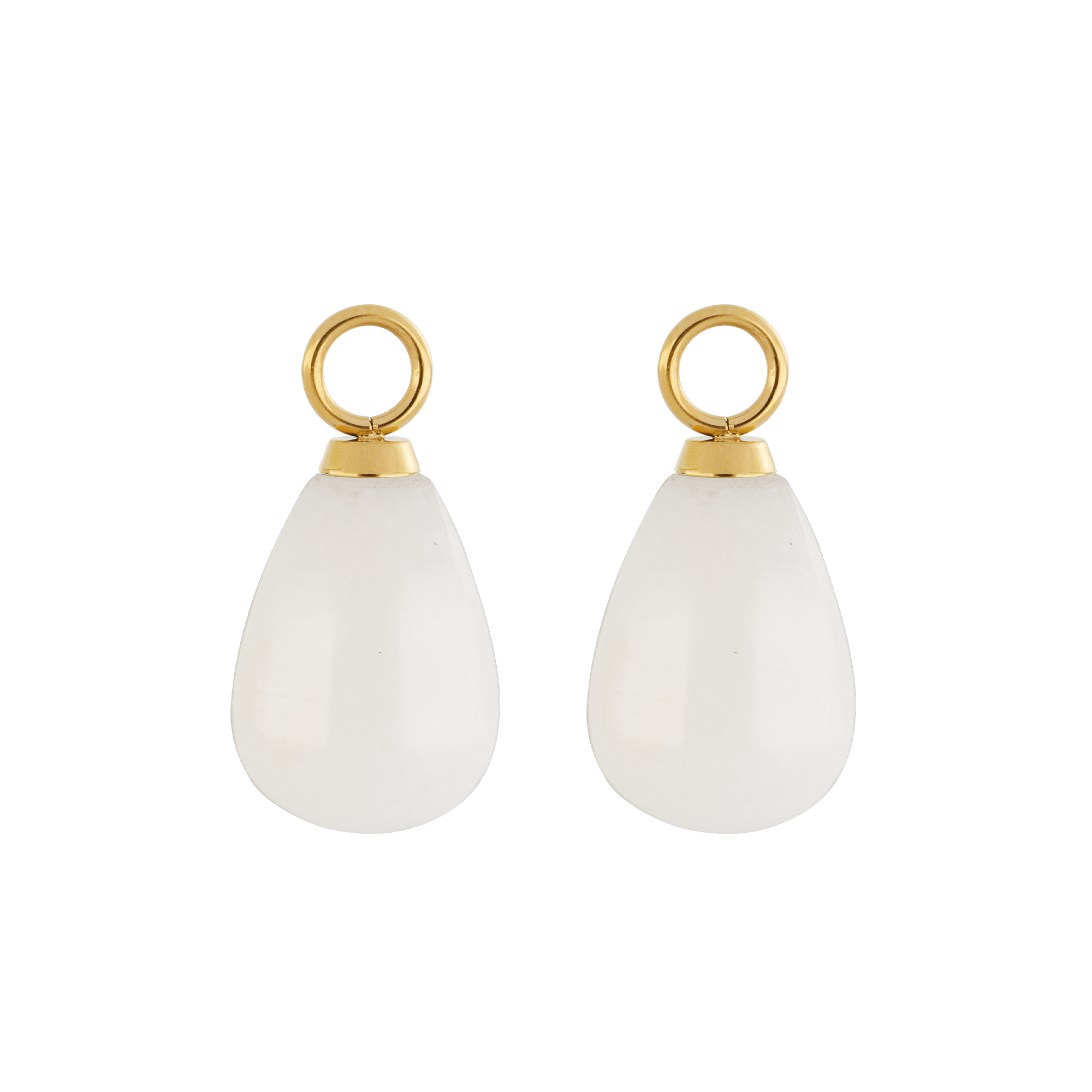 coeur-de-lion-ear-me-up-charm-tropfen-gold-wei-paar image 2