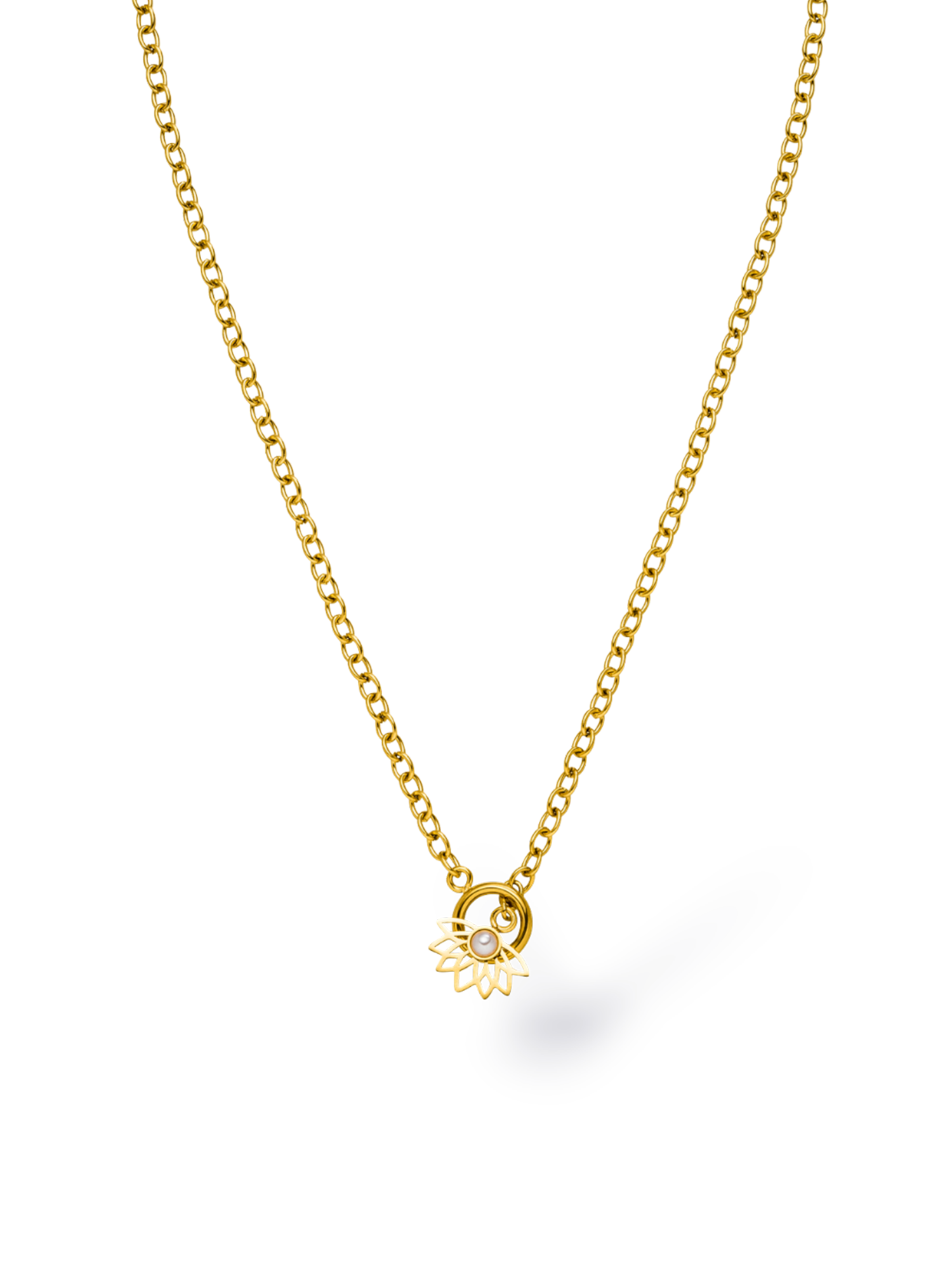 purelei-flowing-kette-y-kette-50-55-cm-mit-lotus-charm-und-perle image 1
