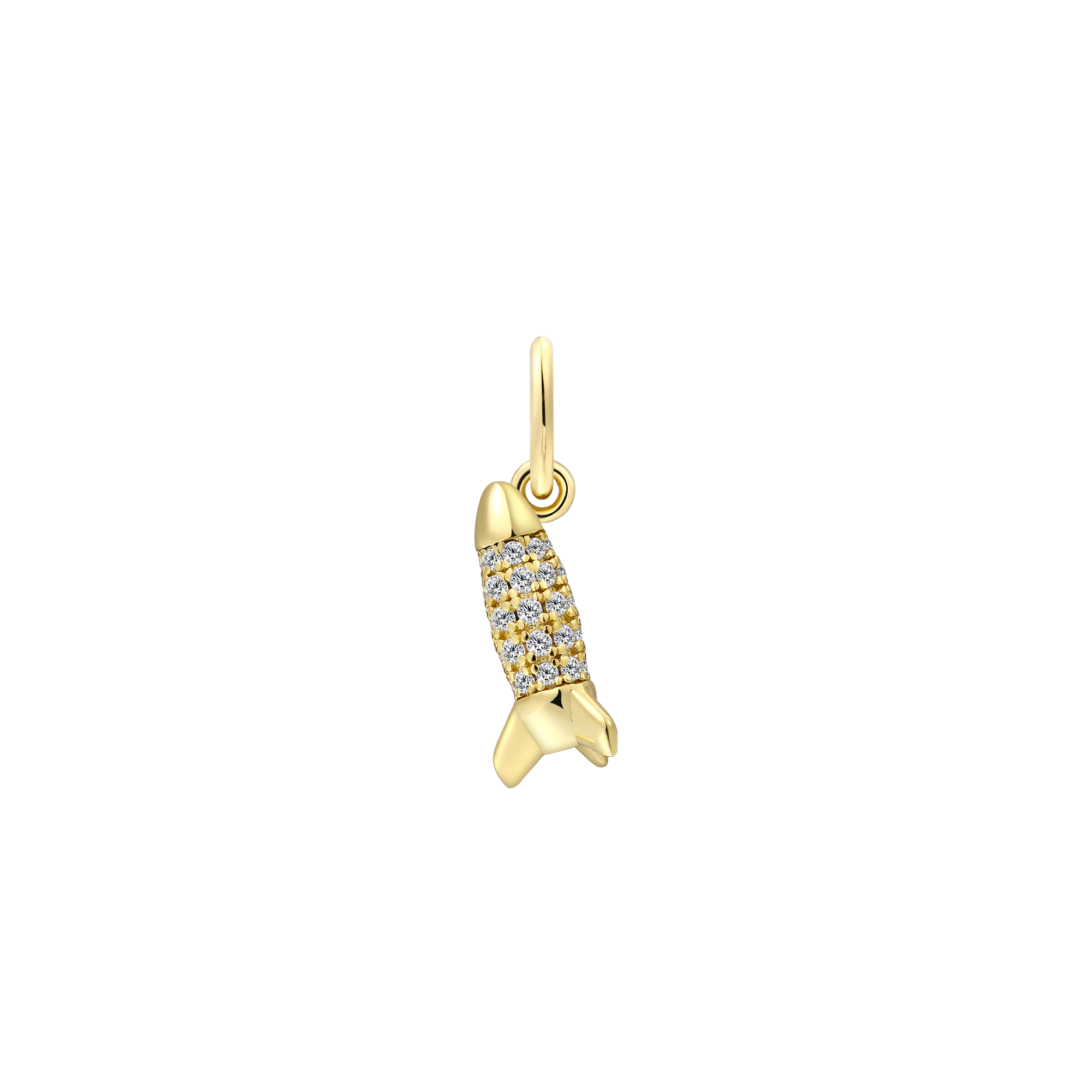 xenox-rakete-charm-925-sterlingsilber-18k-vergoldung-mit-zirkonia image 1