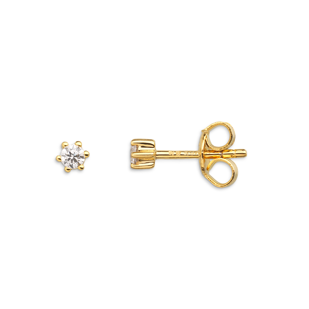 xenox-krappe-ohrring-925-sterlingsilber-18k-vergoldung image 1