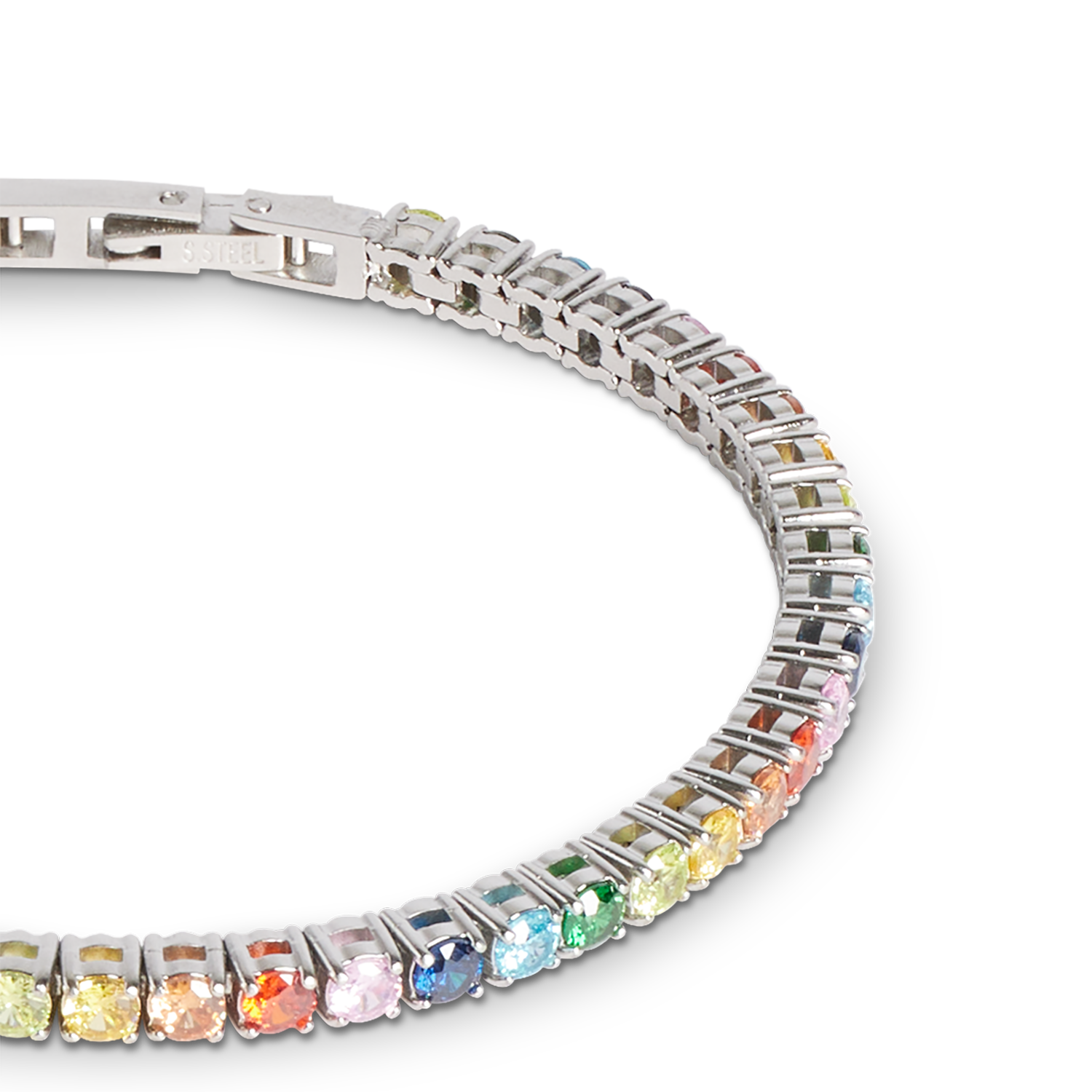 coeur-de-lion-tennisarmband-silber-multicolor-iconic-collection image 2