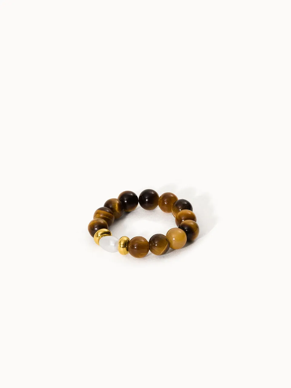 purelei-anxiety-tiger-s-eye-pearl-ring-elastisch-mit-perle image 1