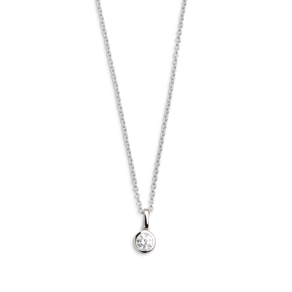 xenox-zarge-halskette-925-sterlingsilber-rhodiniert-mit-solit-r-zirkonia image 1