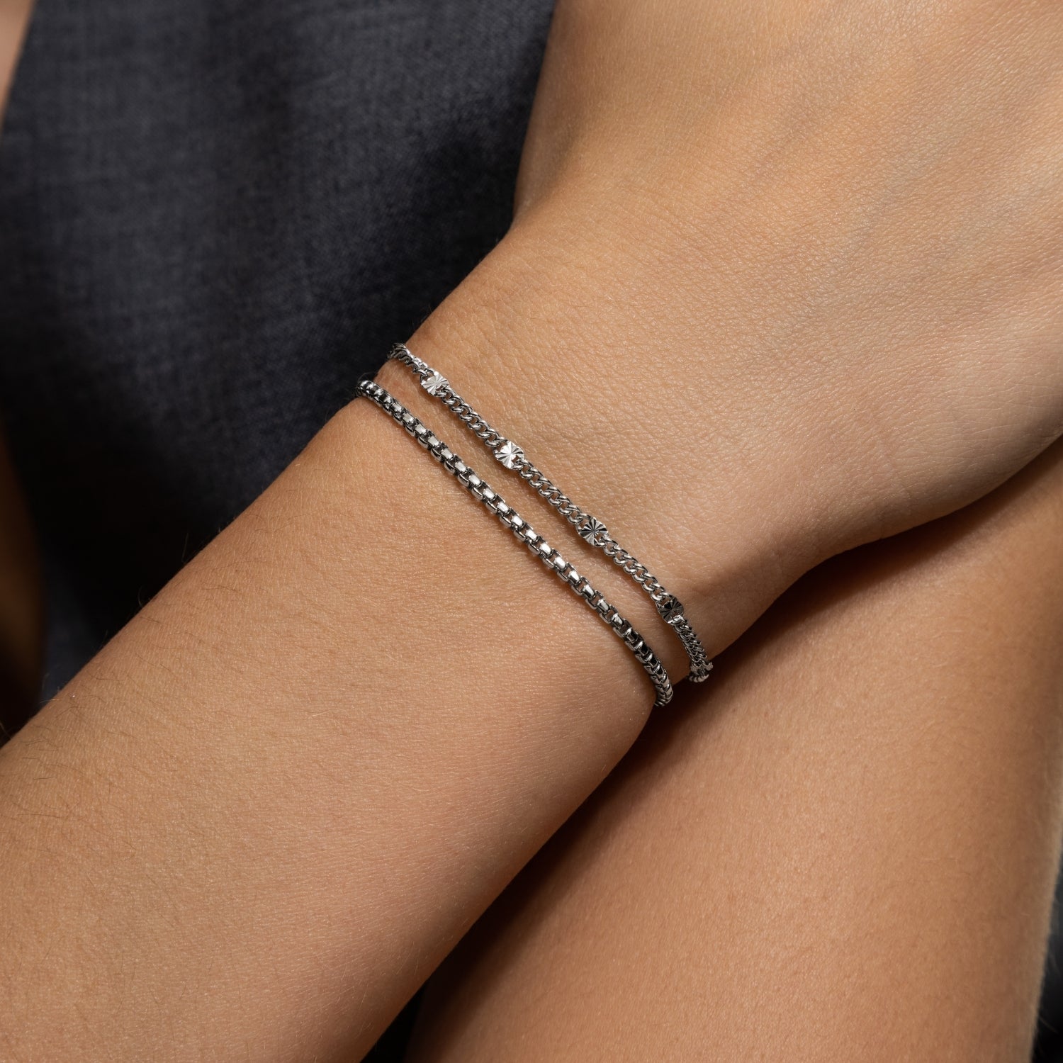 xenox-basic-armband-925-sterlingsilber-rhodiniert-6 image 3