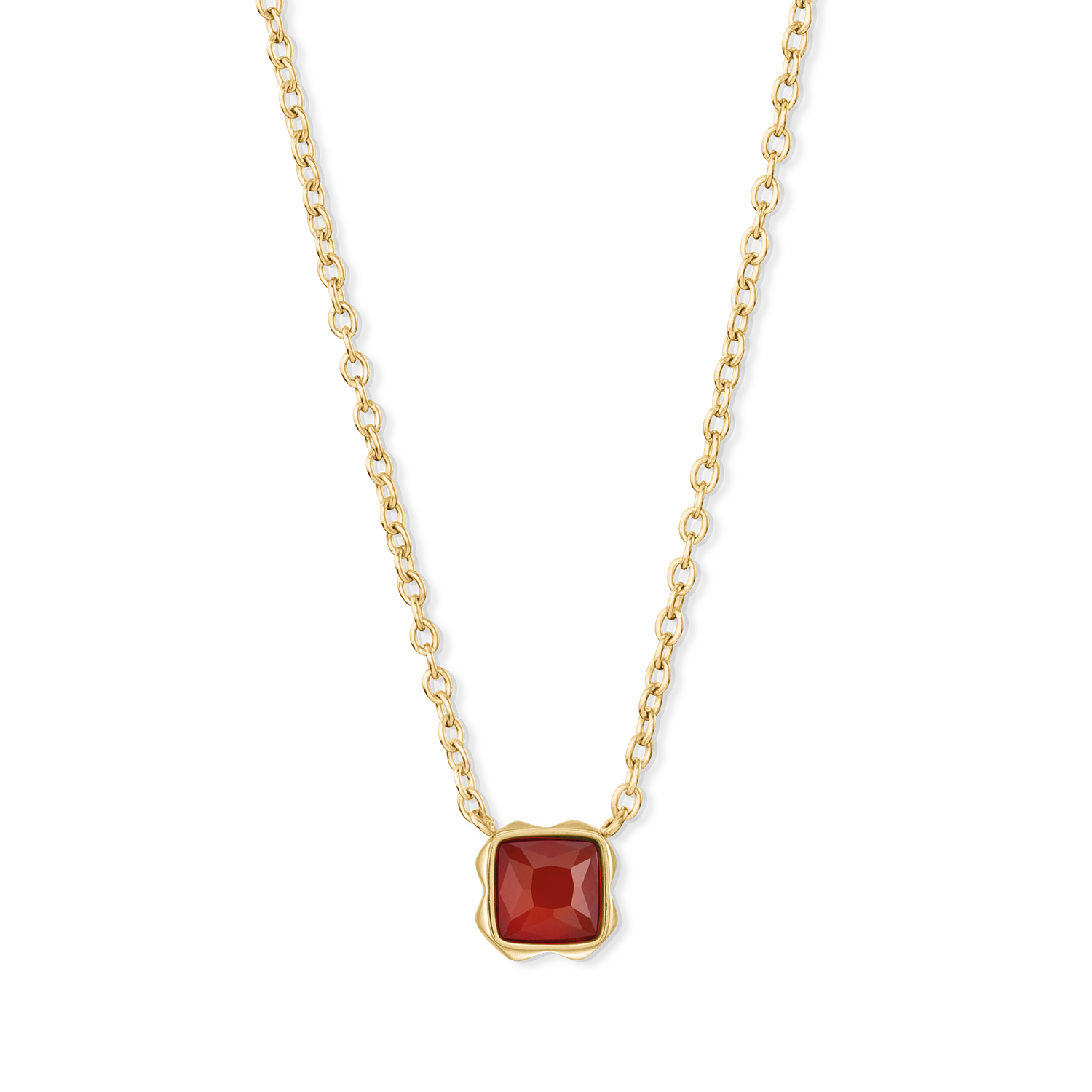 coeur-de-lion-birthstone-januar-halskette-roter-achat-gold image 2