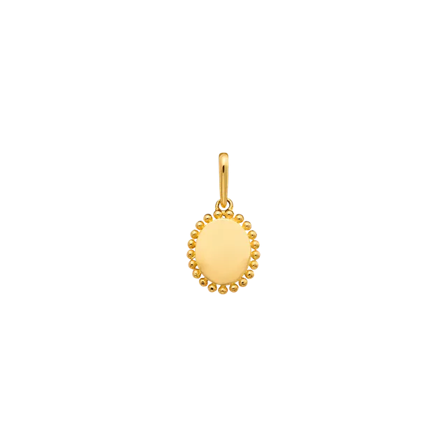 xenox-fine-oval-dot-anh-nger-585-gelbgold image 1