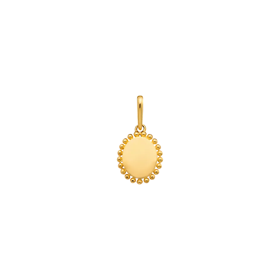 xenox-fine-oval-dot-anh-nger-585-gelbgold image 1