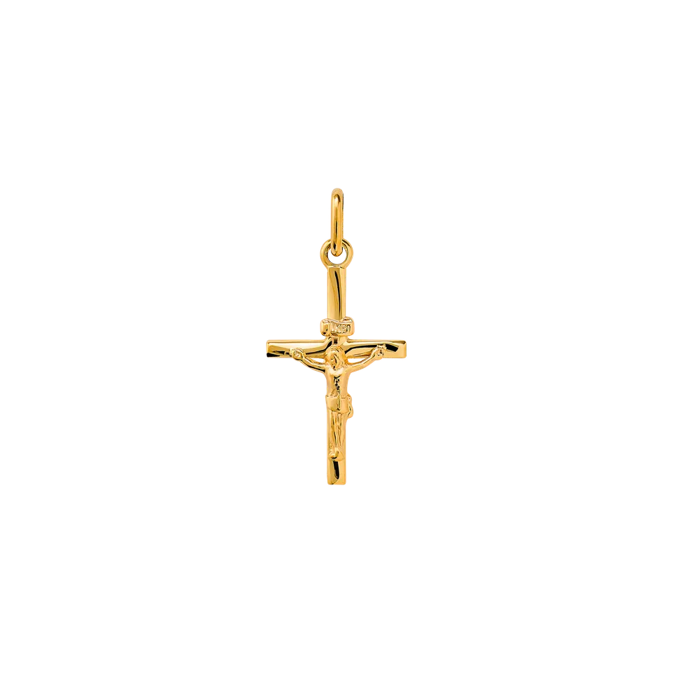 xenox-fine-kreuz-anh-nger-585-gelbgold image 1