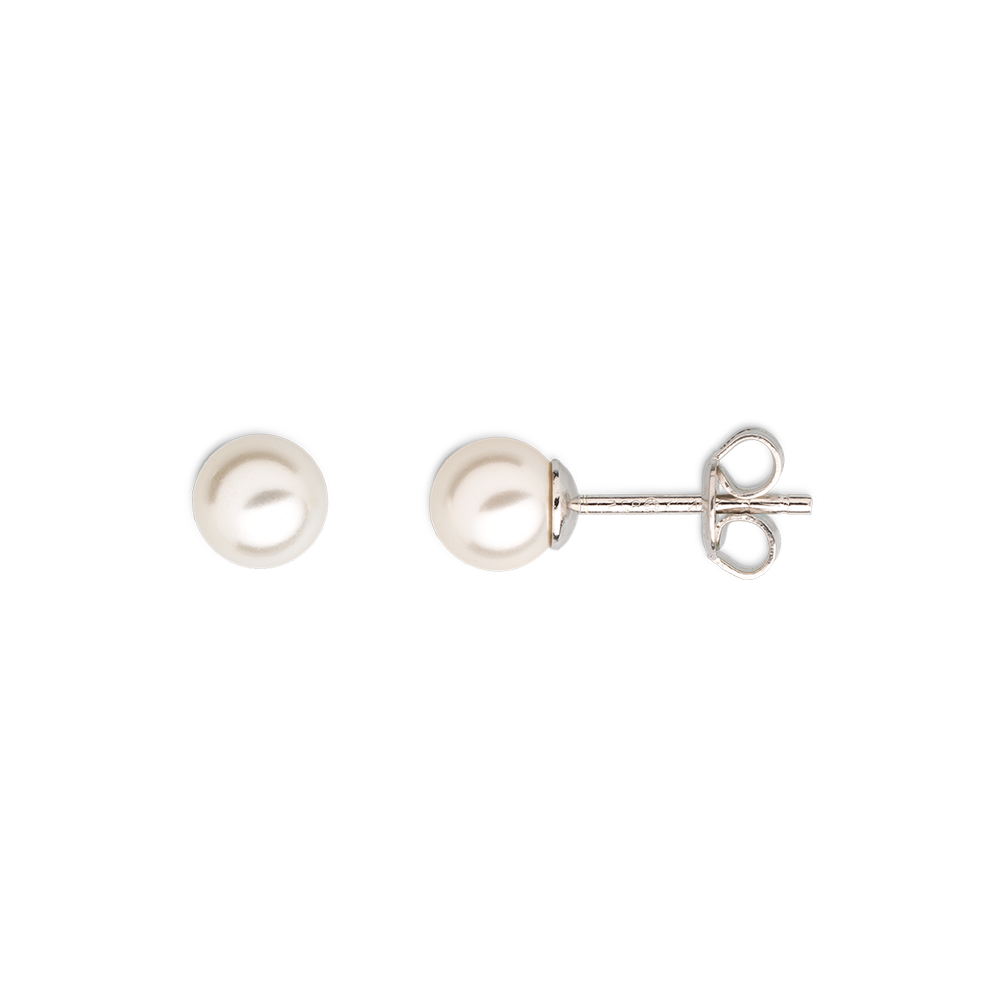 xenox-pearl-ohrringe-925-sterlingsilber-rhodiniert-mit-perle-2 image 1