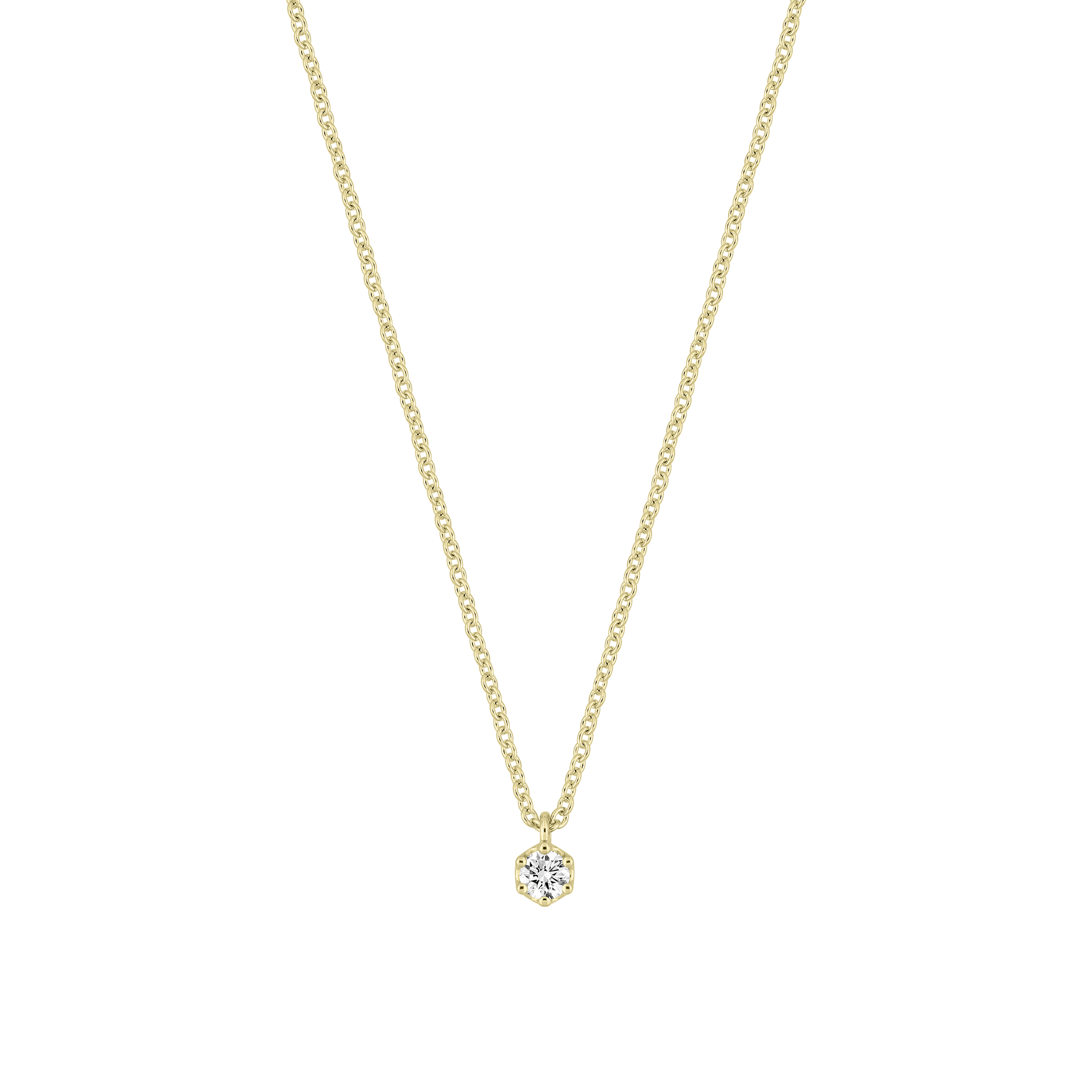 xenox-krappe-petite-halskette-925-sterlingsilber-mit-lab-grown-diamonds image 1