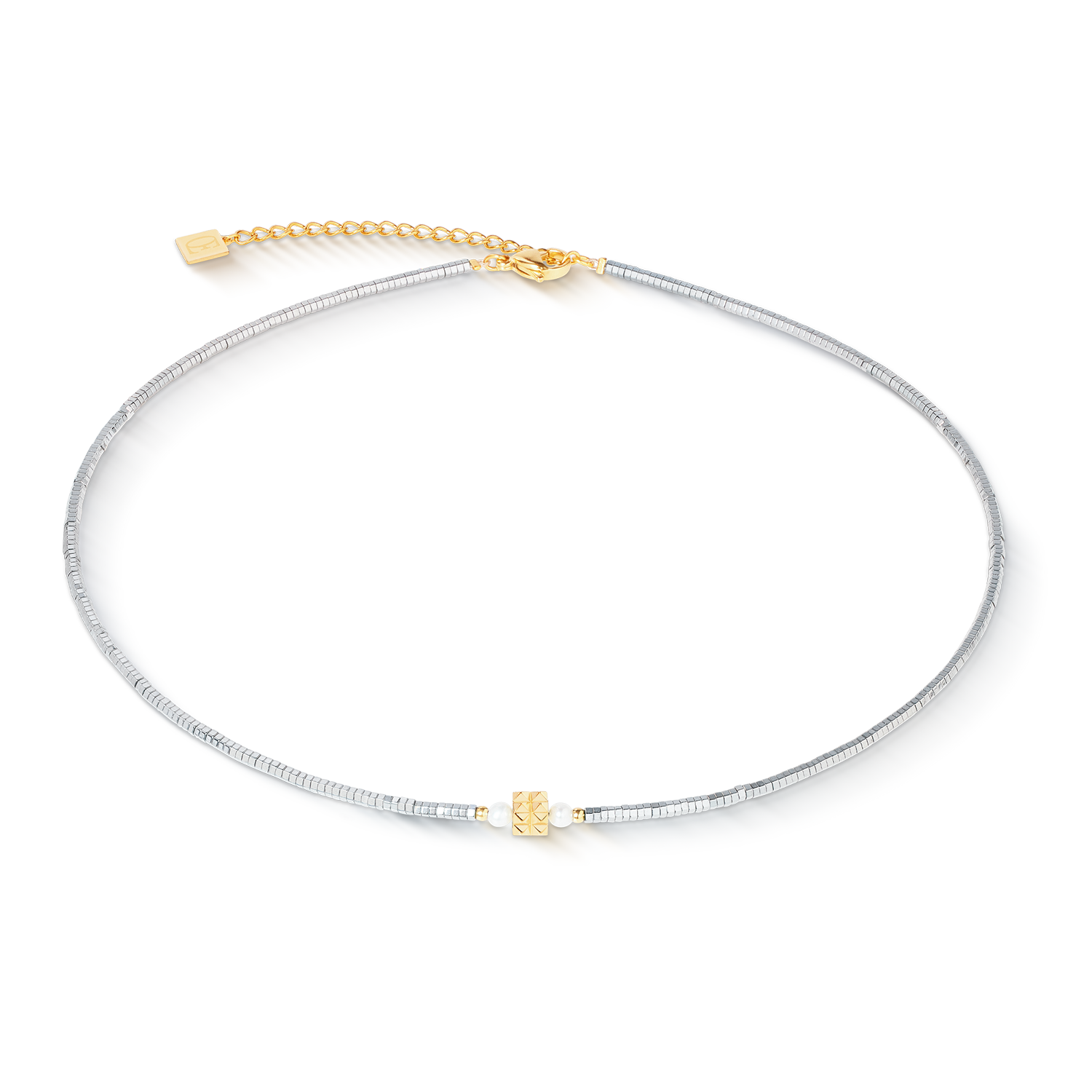 coeur-de-lion-edge-grace-halskette-silber-gold image 1