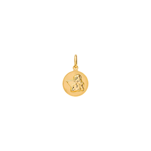 xenox-fine-schutzengel-anh-nger-585-gelbgold-2 image 1