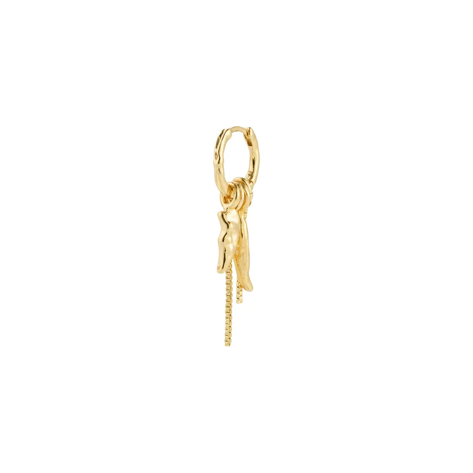 pilgrim-sterling-einzel-ohrring-creole-goldplattiert-boho image 1