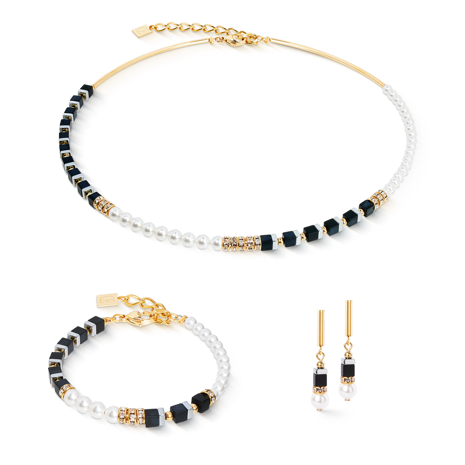 coeur-de-lion-precious-fusion-offset-ohrringe-black-pearl image 3
