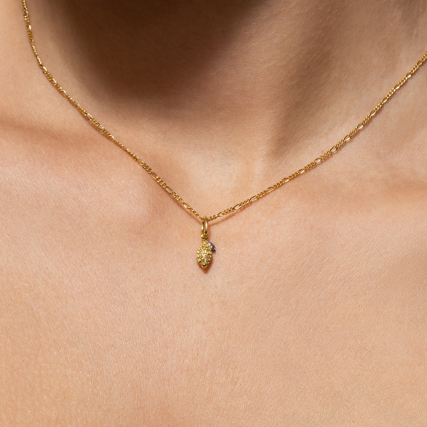 xenox-zitrone-charm-925-sterlingsilber-18k-vergoldet image 2