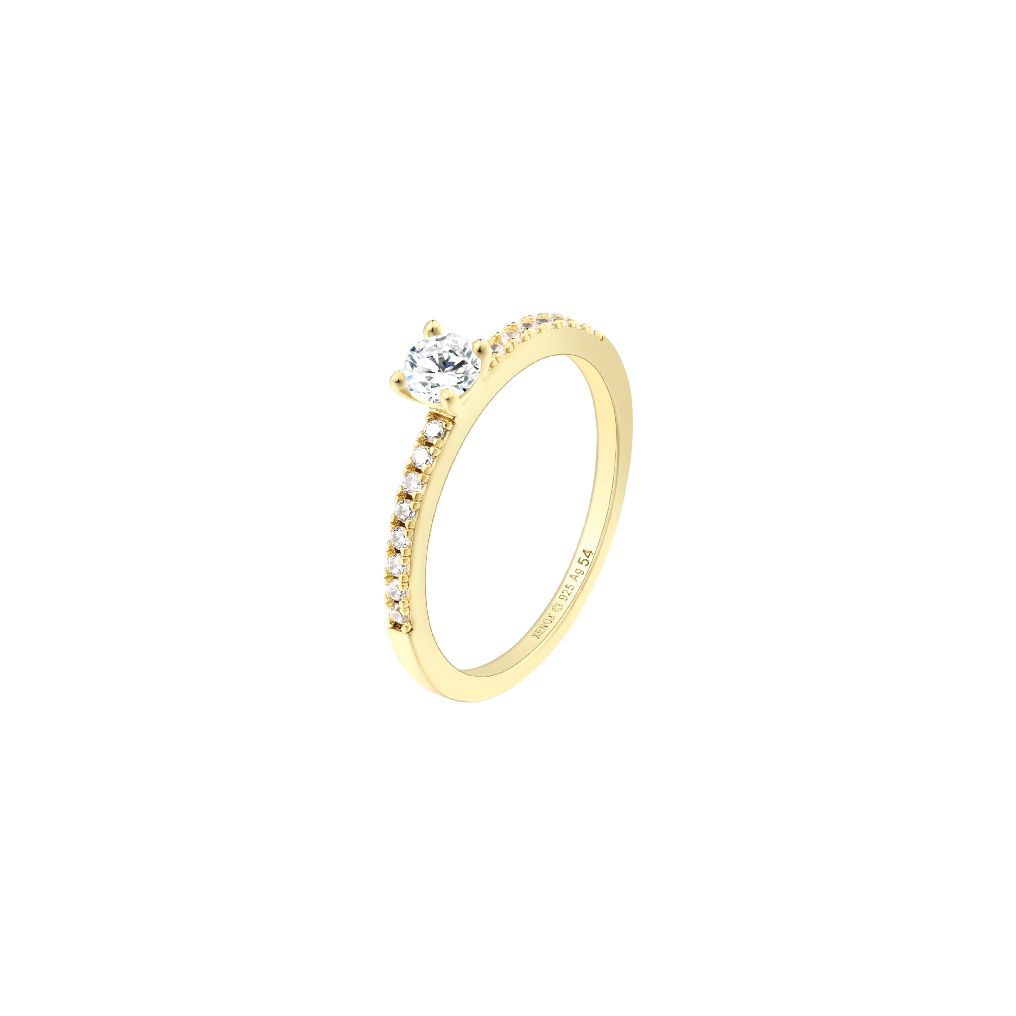 xenox-mila-ring-xs92006-52-925-sterlingsilber-rhodiniert-mit-zirkonia image 2