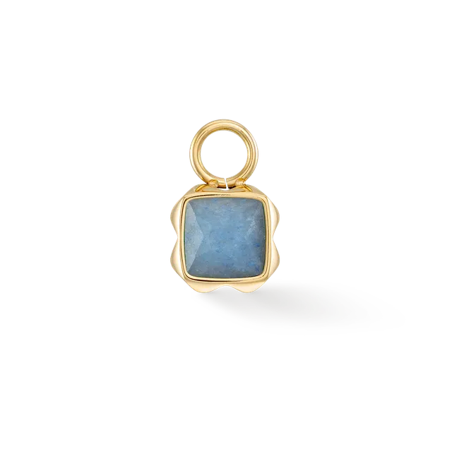 coeur-de-lion-birthstone-m-rz-charm-blauer-aventurin-gold-1-cm image 1