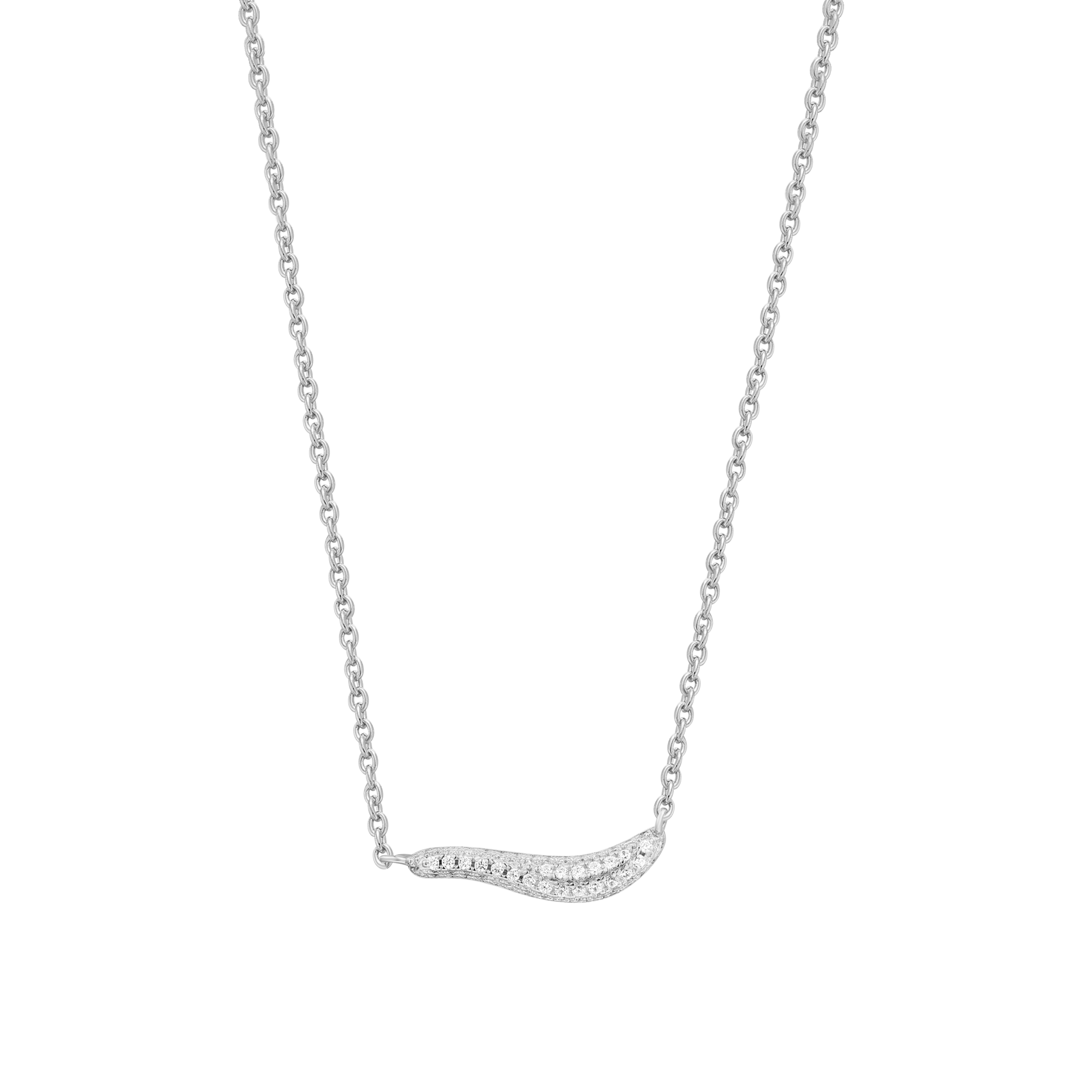 xenox-flow-halskette-xs92014-925-sterlingsilber-rhodiniert-mit-zirkonia image 1
