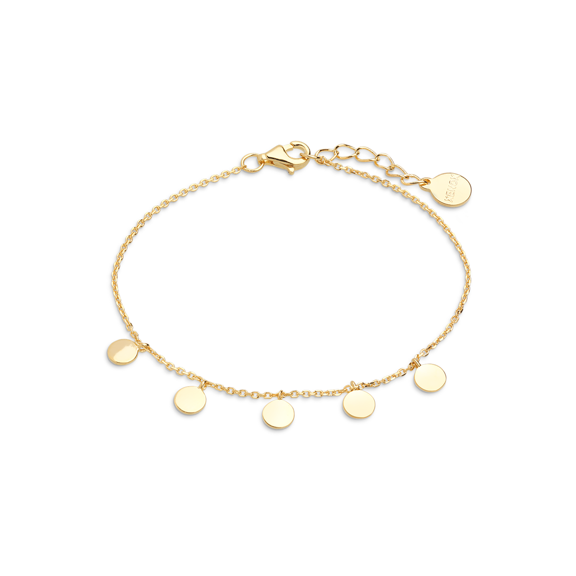 xenox-xs3691-armband-925-sterlingsilber-rhodiniert-mit-pl-ttchen image 2