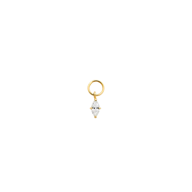 xenox-fine-spark-ohrring-anh-nger-585-gelbgold-mit-marquise-zirkonia image 1