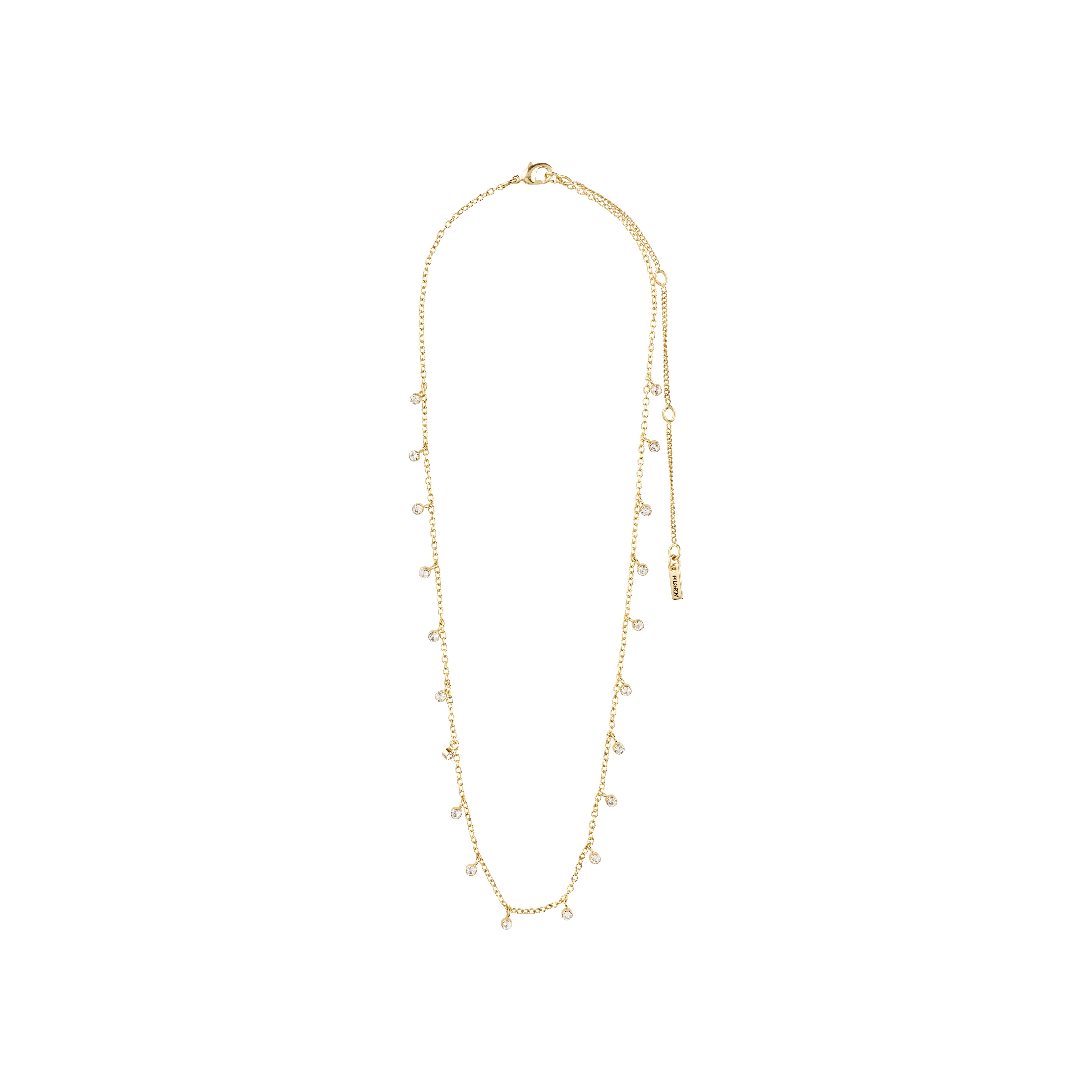 pilgrim-maja-halskette-goldplattiert-mit-preciosa-kristall-drops image 4