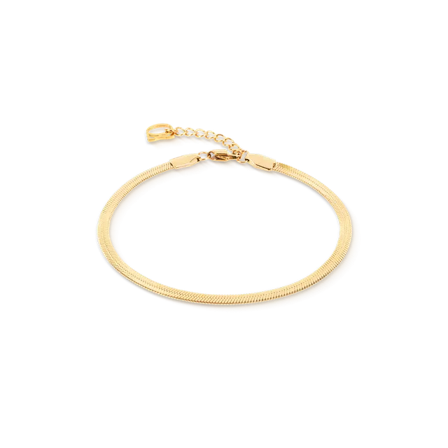 coeur-de-lion-flaches-schlangenarmband-gold-3-mm-17-5-cm image 1