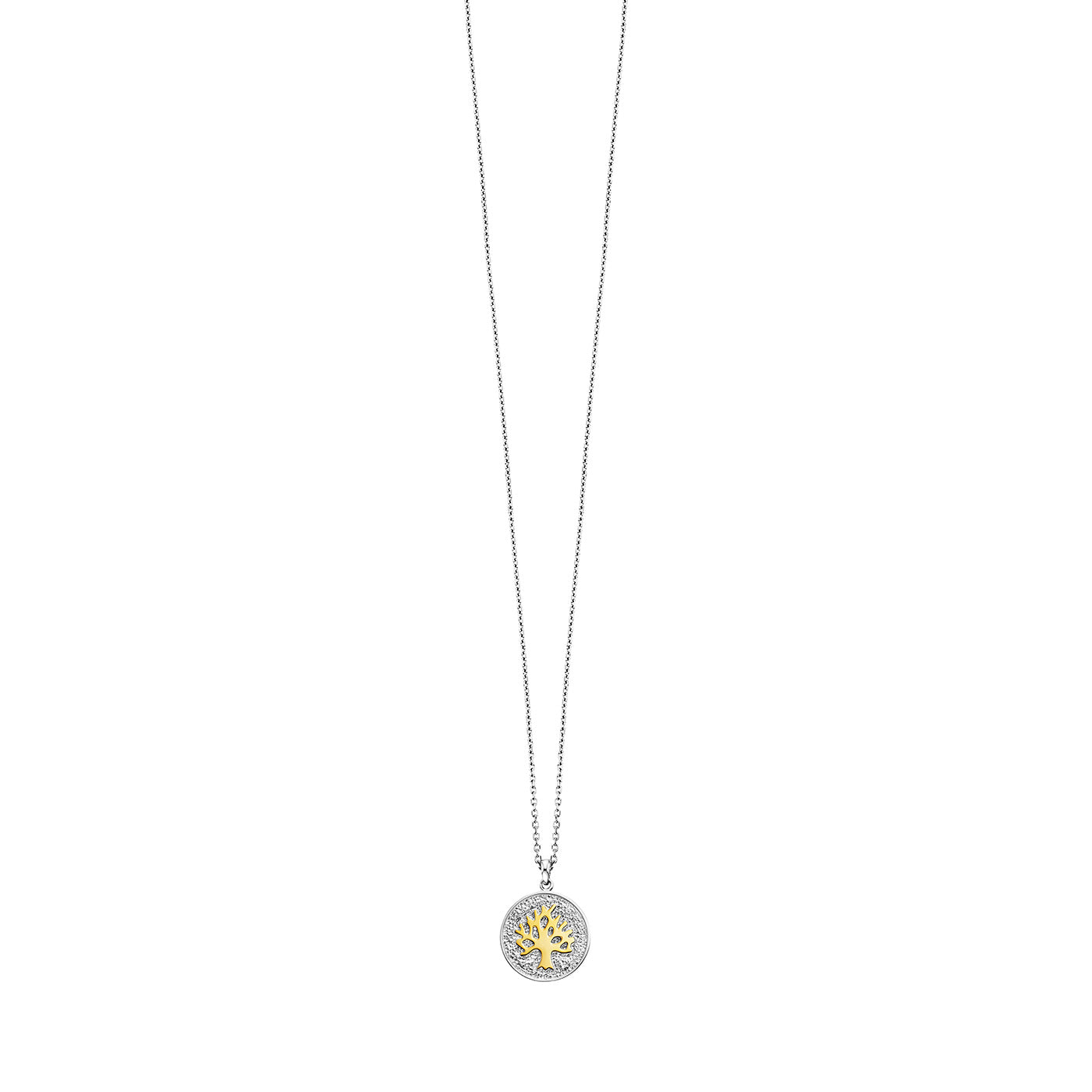 julie-julsen-lebensbaum-lebensblume-kette-mit-anh-nger-bicolor-2-seitig-silber-9 image 6